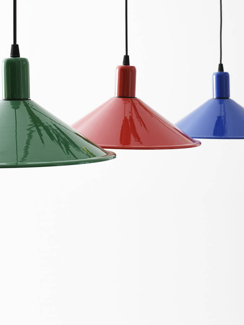 Billar uno - Lámparas de techo de colores suspendidas, estilo moderno en iluminación decorativa