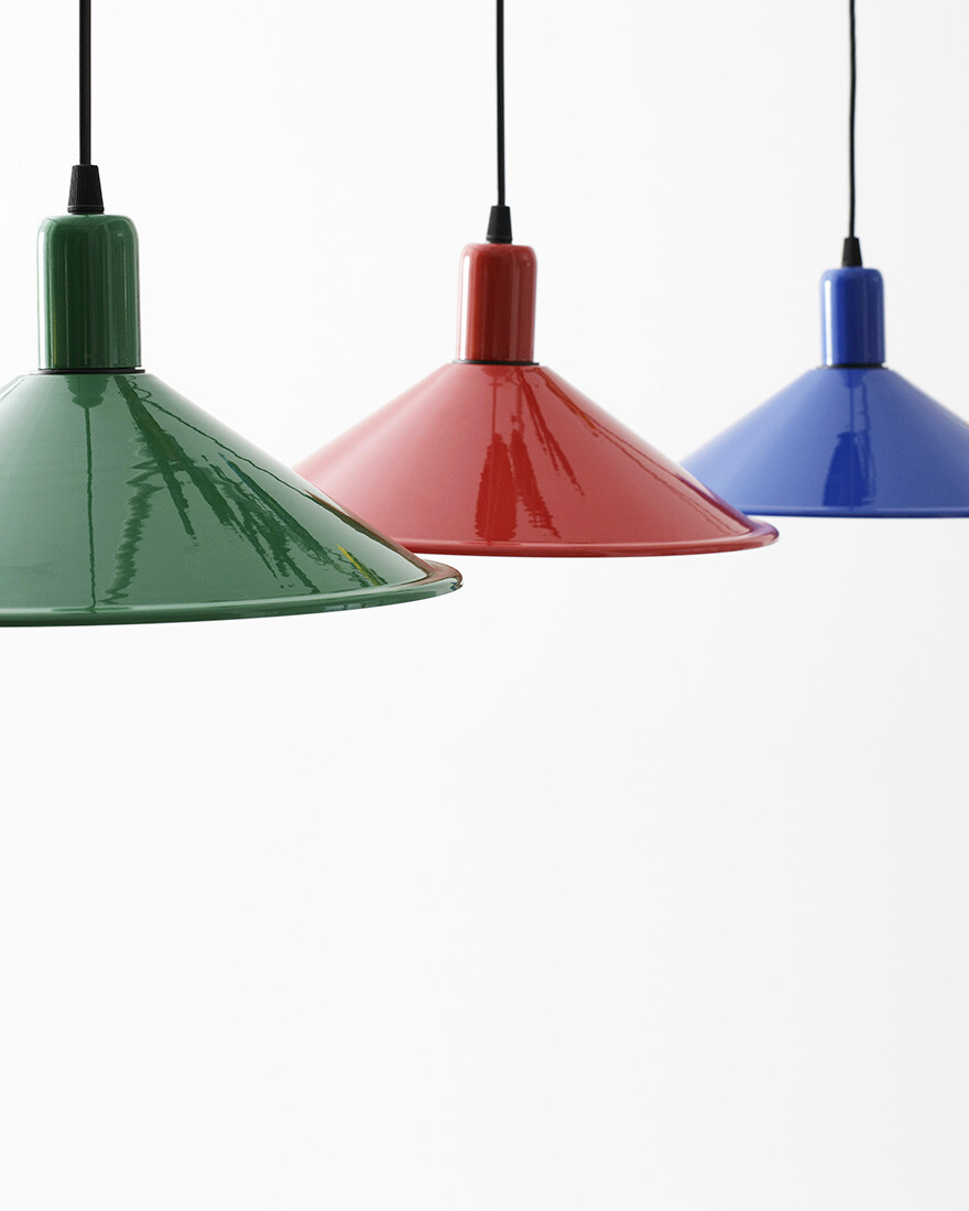 Billar uno - Lámparas de techo de colores suspendidas, estilo moderno en iluminación decorativa