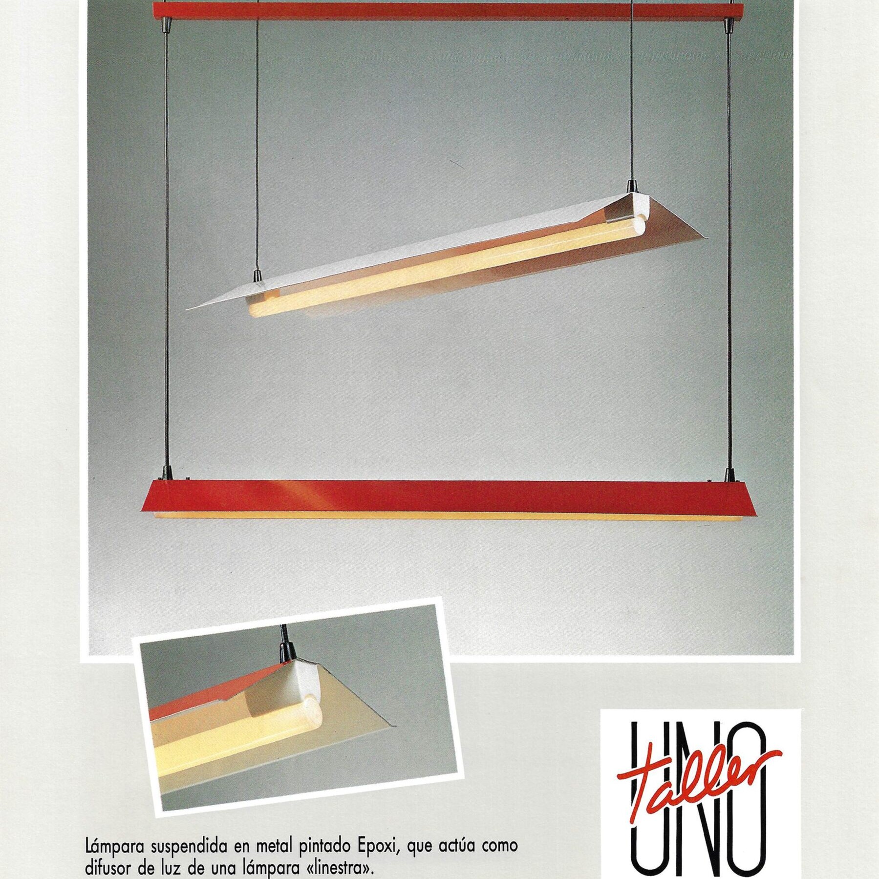 Lámpara colgante lineal moderna, iluminación suspendida de diseño minimalista