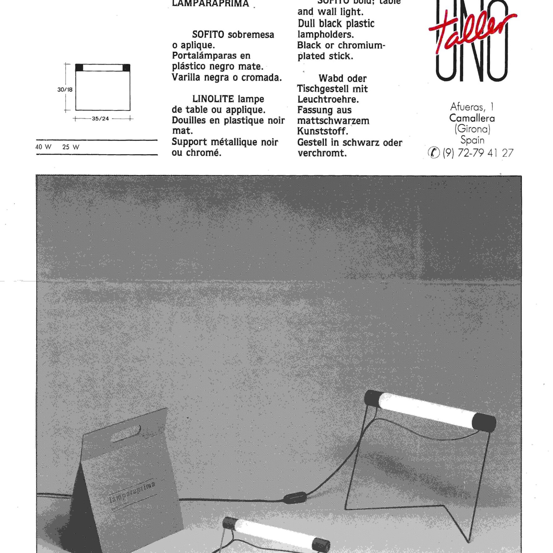 Catálogo técnico de lámparas, diseño de iluminación y especificaciones de producto